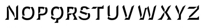 Novecento Carved Bold Font LOWERCASE
