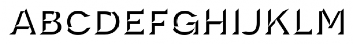 Novecento Carved Wide DemiBold Font LOWERCASE