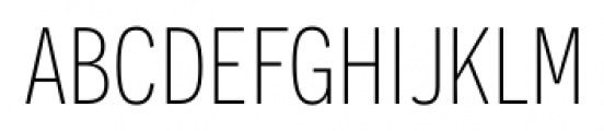 Novecento Sans Condensed UltraLight Font LOWERCASE