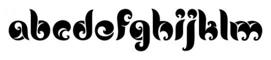 Noveu Regular Font LOWERCASE