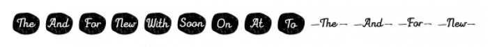 Noyh A Hand Extras Font LOWERCASE