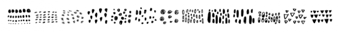 Noyh A Hand Pattern Font LOWERCASE