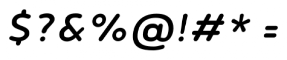 Noyh Rounded Medium Italic Font OTHER CHARS