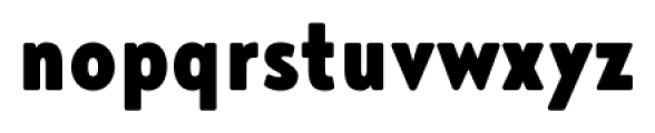 Noyh Slim Black Font LOWERCASE
