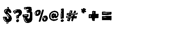 No. 156 Font OTHER CHARS