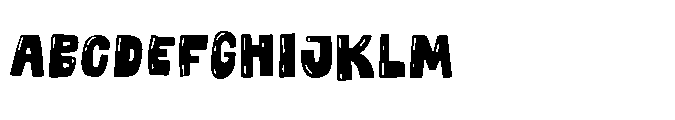 No. 156 Font UPPERCASE