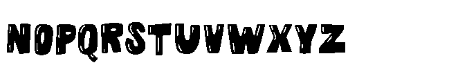 No. 156 Font UPPERCASE