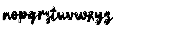 No. 156 Font LOWERCASE