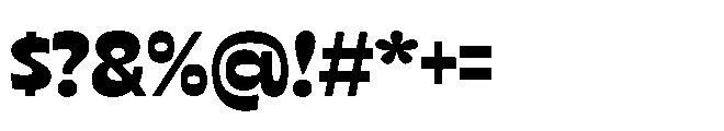 NoMo Sans Medium Font OTHER CHARS