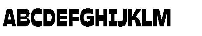 NoMo Sans Medium Font UPPERCASE