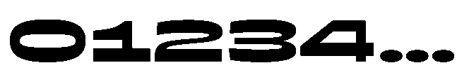 NoMo Sans No Mo Sans Expanded Font OTHER CHARS
