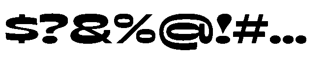 NoMo Sans No Mo Sans Semi Expanded Font OTHER CHARS