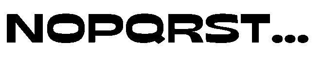 NoMo Sans No Mo Sans Semi Expanded Font UPPERCASE