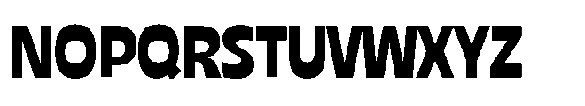 NoMo Sans No Mo Sans Variable Medium Font UPPERCASE