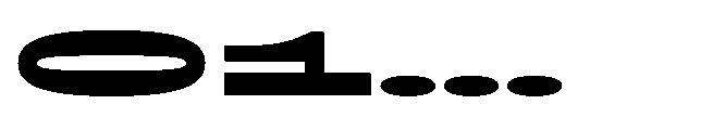 NoMo Sans Ultra Expanded Font OTHER CHARS