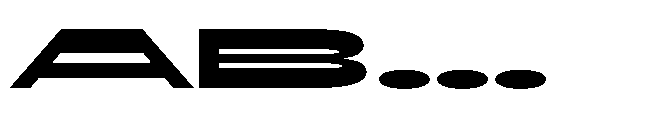 NoMo Sans Ultra Expanded Font UPPERCASE