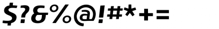 Noa Pro Bold Oblique Font OTHER CHARS