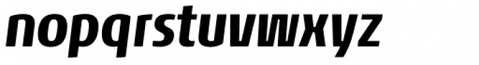 Noa Pro Condensed Bold Oblique Font LOWERCASE