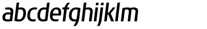 Noa Pro Condensed Oblique Font LOWERCASE