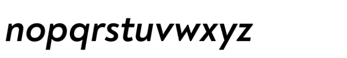 Noah Bold Italic Font LOWERCASE