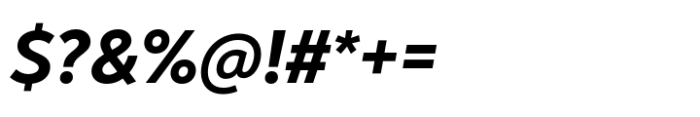 Noah Grotesque Extra Bold Italic Font OTHER CHARS