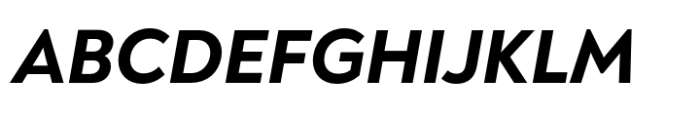 Noah Grotesque Extra Bold Italic Font UPPERCASE