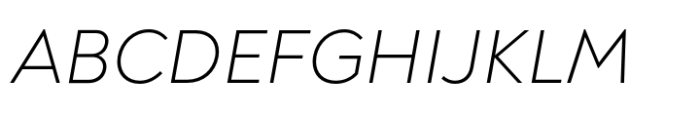 Noah Grotesque Light Italic Font UPPERCASE