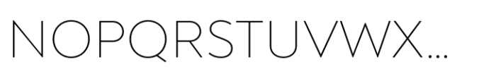 Noah Grotesque Ultra Light Font UPPERCASE
