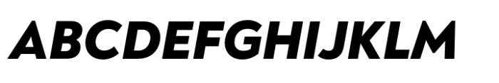 Noah Heavy Italic Font UPPERCASE