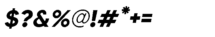 Noar Bold Italic Font OTHER CHARS
