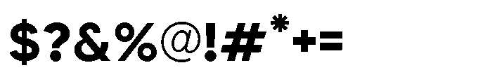 Noar Bold Font OTHER CHARS