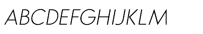 Noar Extra Light Italic Font UPPERCASE