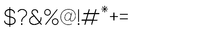 Noar Extra Light Font OTHER CHARS
