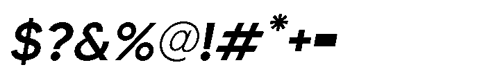 Noar Medium Italic Font OTHER CHARS