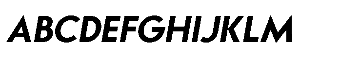 Noar Medium Italic Font UPPERCASE
