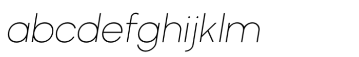 Nobel Uno Thin Italic FONT