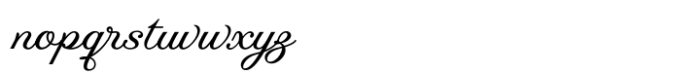 Nobella Font LOWERCASE