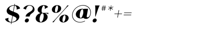 Noble Type Bold Italic Font OTHER CHARS