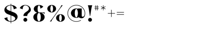 Noble Type Bold Font OTHER CHARS