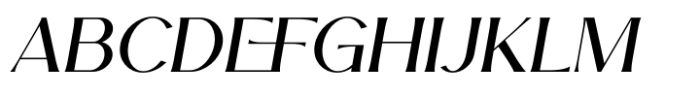 Noble Type Regular Italic Font UPPERCASE
