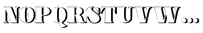Nobleweight 3 d Font UPPERCASE