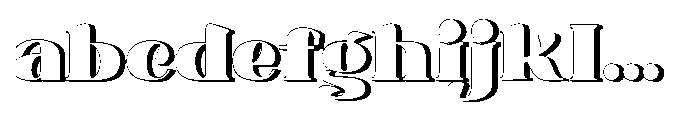 Nobleweight 3 d FONT