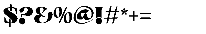 Nobleweight Engrave Font OTHER CHARS