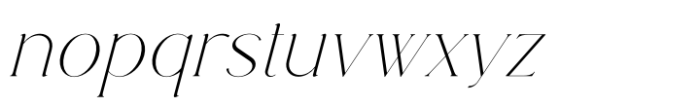 Noceur Italic Font LOWERCASE