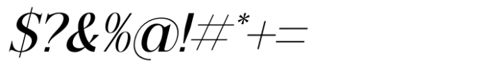 Noctado Italic Font OTHER CHARS