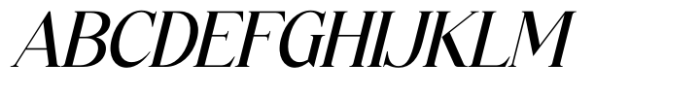 Noctado Italic Font UPPERCASE
