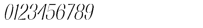 Noctaire Italic Font OTHER CHARS