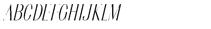 Noctaire Italic Font UPPERCASE