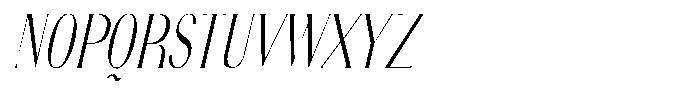Noctaire Italic Font UPPERCASE
