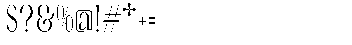 Noctaire Regular Font OTHER CHARS